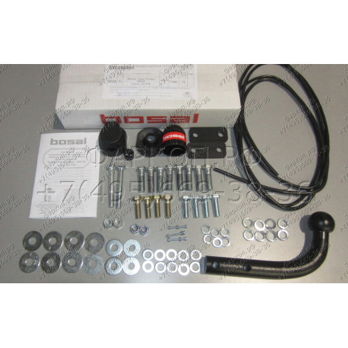 3032-A ORIS Фаркоп на Toyota Land Cruiser 100 VX 1998-2007, Lexus LX470 2003-2007 без выреза в бампере. Тип шара: A. Нагрузки: 1500/100 кг, масса фаркопа 20 кг (без электрики в комплекте)