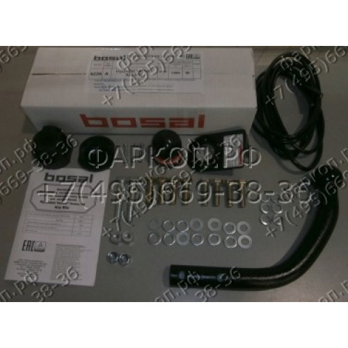 4239-A ORIS Фаркоп на Hyundai Verna хетчбек 2006-2011, седан Kia Rio II седан 2005/9-2008. Необходима подрезка бампера. Тип шара: A. Нагрузки: 1000/50 кг, масса фаркопа 15,8 кг (без электрики в комплекте)