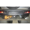 1230-EN ORIS Фаркоп на Шниву (Chevrolet Niva 2123) 4x4 под американский квадрат 2002-2020, Lada Niva 2020-2021, Lada Niva Travel 2021- без подрезки бампера. Тип шара: E. Нагрузки: 1500/75 кг, масса фаркопа 16,7 кг (без электрики в комплекте)