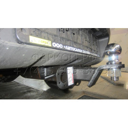 1230-EN ORIS Фаркоп на Шниву (Chevrolet Niva 2123) 4x4 под американский квадрат 2002-2020, Lada Niva 2020-2021, Lada Niva Travel 2021- без подрезки бампера. Тип шара: E. Нагрузки: 1500/75