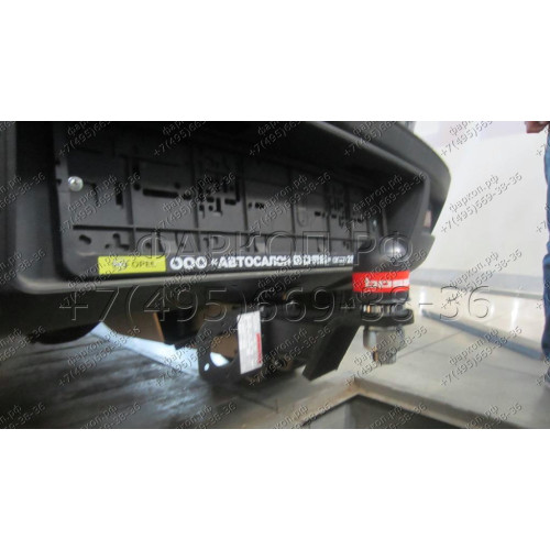1230-EN ORIS Фаркоп на Шниву (Chevrolet Niva 2123) 4x4 под американский квадрат 2002-2020, Lada Niva 2020-2021, Lada Niva Travel 2021- без подрезки бампера. Тип шара: E. Нагрузки: 1500/75 кг, масса фаркопа 16,7 кг (без электрики в комплекте)