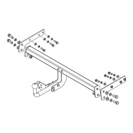 FD 15 AVTOS Фаркоп на Ford S-MAX 2006-2010. Необходима подрезка бампера. Тип шара: A. Нагрузки: 1000/75 кг, масса фаркопа 15 кг (без электрики в комплекте)