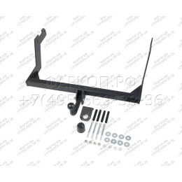 H.N33.A HALTY Фаркоп на Nissan Vanette 1999-2017, Mazda Bongo SK 1999-2020 (кроме Spark, кроме сдвоенных колес) без подрезки бампера. Тип шара: A. Нагрузки: 750/75 кг, масса фарк
