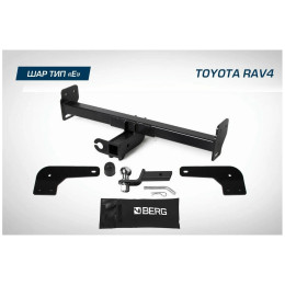 F.5717.002 BERG Фаркоп на Toyota RAV4 2019-2025, Suzuki Across 2020-2025, Toyota Venza 2020-2024 (cборка США) без снятия и подрезки бампера. Тип шара: E. Нагрузки: 2000/75 кг, масса фарко
