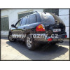 H-270 STEINHOF Фаркоп на Hyundai Santa Fe I, кроме версии 2.4 09/2000-2006. Требуется подрезка бампера. Тип шара: A. Нагрузки: 2300/92 кг, масса фаркопа 23,4 кг (без электрики в комплекте)