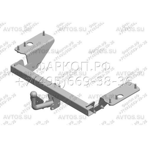 TY 18 AVTOS Фаркоп на Toyota Corolla седан 2007-2013. Необходима подрезка бампера. Тип шара: A. Нагрузки: 1350/75 кг, масса фаркопа 20,5 кг (без электрики в комплекте)