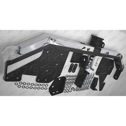 THI-15-991124.00 PT GROUP Фаркоп с нержавеющей накладкой на Sollers ST6 2023-, Sollers ST8 2025-, Toyota Hilux 2015-, JAC T6 2015-, JAC T8 2023-, JAC T8 Pro 2023- без подрезки бампера. Тип шара: E (легкосъемный шар под квадрат). Нагрузки: 3500/140 кг, мас