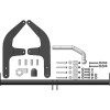 L104As АвтоСтандарт Фаркоп с оцинкованным шаром на Лада Ларгус 2012-2024, 2024-, Лада Ларгус Cross 2012-2022 без выреза в бампере. Тип шара: A. Нагрузки: 1100/50 кг, масса фаркопа 14,3 кг (без электрики в комплекте)