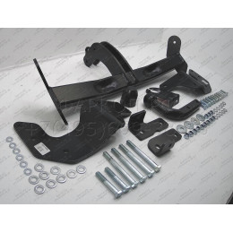 2574.12 SHERIFF Фаркоп на Kia Sorento 2012-2015, Hyundai Santa Fe 2012-2015, 2015-2018, Hyundai Grand Santa Fe 2014-2018 без подрезки бампера. Тип шара: A. Нагрузки: 1500/50 кг, масса фаркопа 17,59 к