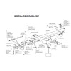2634-F ORIS Фаркоп на Citroen Jumper 2006-, FIAT Ducato 2006-, Peugeot Boxer 2006- без выреза в бампере. Тип шара: F. Нагрузки: 2000/100 кг, масса фаркопа 30,7 кг (без электрики в комплекте)