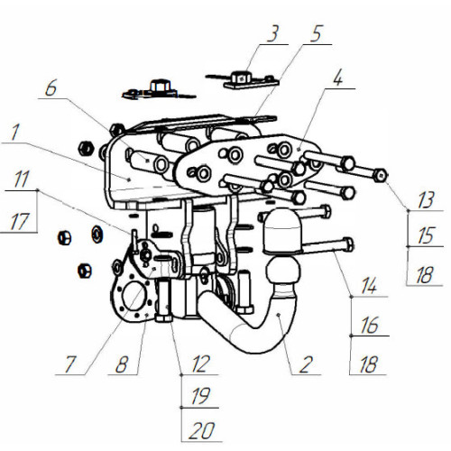 3012-D2 ORIS Фаркоп на Toyota Land Cruiser 200 2007-2021, Lexus LX 2007-2021. Необходима подрезка бампера. Тип шара: D2 (вертикально-съемный, без ключа). Нагрузки: 3500/140 кг, масса фаркопа 16,5 кг (без электрики в комплекте)