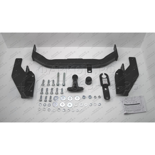 3894.21 SHERIFF Фаркоп на Jeep Grand Cherokee IV WK2 2010-2021 без подрезки бампера. Тип шара: F. Нагрузки: 1500/75 кг, масса фаркопа 24,5 кг (без электрики в комплекте)
