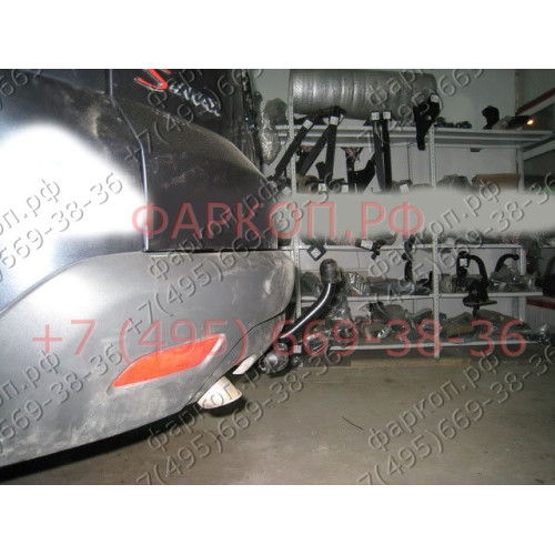 3960-A ORIS Фаркоп на Ford S-MAX 2006-2015. Необходима подрезка бампера. Тип шара: A. Нагрузки: 1200/50 кг, масса фаркопа 15,5 кг (без электрики в комплекте)