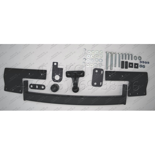3982-F ORIS Фаркоп на Ford Transit 2006-2014 без ступеньки. Без выреза в бампере. Тип шара: F. Нагрузки: 2800/120 кг, масса фаркопа 18,7 кг (без электрики в комплекте)