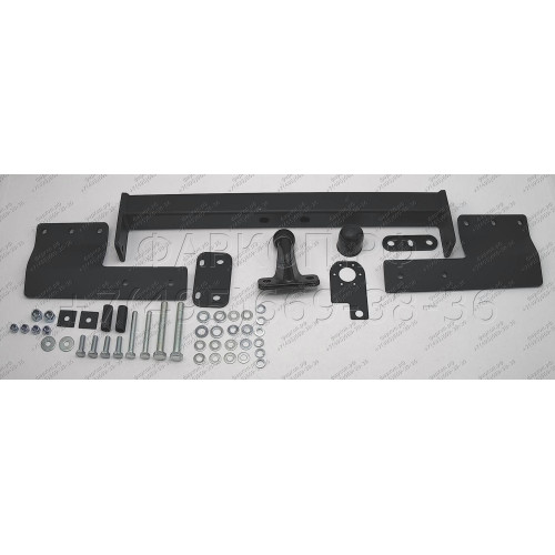 3982-F ORIS Фаркоп на Ford Transit 2006-2014 без ступеньки. Без выреза в бампере. Тип шара: F. Нагрузки: 2800/120 кг, масса фаркопа 18,7 кг (без электрики в комплекте)