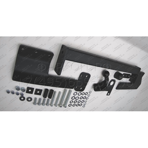 3982-F ORIS Фаркоп на Ford Transit 2006-2014 без ступеньки. Без выреза в бампере. Тип шара: F. Нагрузки: 2800/120 кг, масса фаркопа 18,7 кг (без электрики в комплекте)