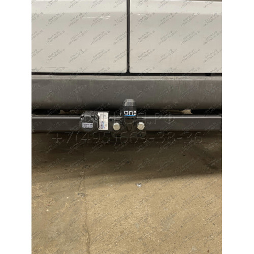 3982-F ORIS Фаркоп на Ford Transit 2006-2014 без ступеньки. Без выреза в бампере. Тип шара: F. Нагрузки: 2800/120 кг, масса фаркопа 18,7 кг (без электрики в комплекте)