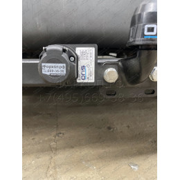3982-F ORIS Фаркоп на Ford Transit 2006-2014 без ступеньки. Без выреза в бампере. Тип шара: F. Нагрузки: 2800/120 кг, масса фаркопа 18,7 кг (без электрики в комплект