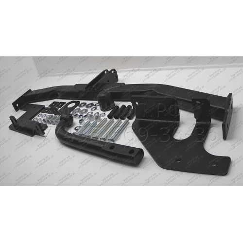 3985-A ORIS Фаркоп на Ford Ecosport 2WD/4WD 2014-2019 без выреза в бампере. Тип шара: A. Нагрузки: 1200/75 кг, масса фаркопа 18,4 кг (без электрики в комплекте)