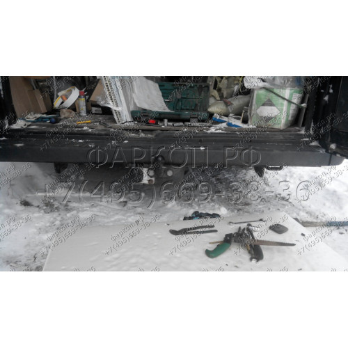 2634-F ORIS Фаркоп на Citroen Jumper 2006-, FIAT Ducato 2006-, Peugeot Boxer 2006- без выреза в бампере. Тип шара: F. Нагрузки: 2000/100 кг, масса фаркопа 30,7 кг (без электрики в комплекте)
