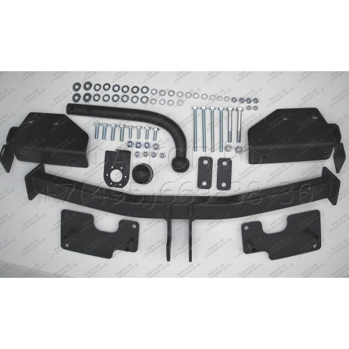 5506-A ORIS Фаркоп на Honda HR-V 1999-2006. Необходима подрезка бампера. Тип шара: A. Нагрузки: 1200/75 кг, масса фаркопа 21,5 кг (без электрики в комплекте)