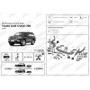 F.5713.001 BERG Фаркоп на Toyota Land Cruiser 200 (кроме Executive, TRD) 2007-2021, Lexus LX 2007-2022 без снятия и подрезки бампера. Тип шара: F. Нагрузки: 1500/75 кг, масса фаркопа 18 кг (без электрики в комплекте)