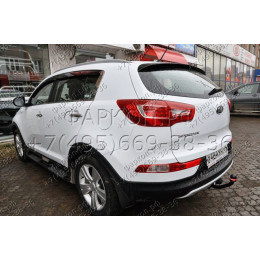 6746-A ORIS Фаркоп на Kia Sportage 2010-2015 без выреза в бампере. Тип шара: A. Нагрузки: 1500/75 кг, масса фаркопа 20 кг (без электрики в комплекте)