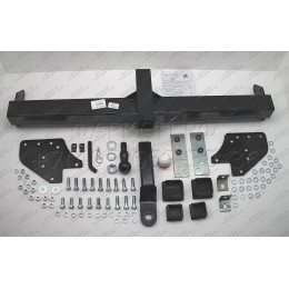 7113 Трейлер Фаркоп для Mitsubishi L200 2015-2023 (кроме Long) без снятия и подрезки бампера. Тип шара: E (легкосъемный шар под квадрат). Нагрузки: 1200/60 кг, мас