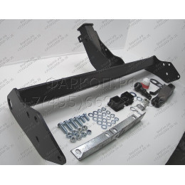7121 Трейлер Фаркоп для Mitsubishi Pajero III 2000-2007, Mitsubishi Pajero IV 2007-2020. Требуется подрезка бампера. Тип шара: E (легкосъемный шар под квадрат). Нагрузки: 1800