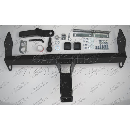 7121 Трейлер Фаркоп для Mitsubishi Pajero III 2000-2007, Mitsubishi Pajero IV 2007-2020. Требуется подрезка бампера. Тип шара: E (легкосъемный шар под квадрат). Нагрузки: 1800/75 кг, масса фаркопа 19,2 кг (без электрики в комплекте)