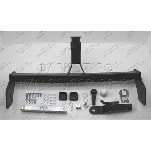 7121 Трейлер Фаркоп для Mitsubishi Pajero III 2000-2007, Mitsubishi Pajero IV 2007-2020. Требуется подрезка бампера. Тип шара: E (легкосъемный шар под квадрат). Нагрузки: 1800/75 кг, масса фаркопа 19,2 кг (без электрики в комплекте)
