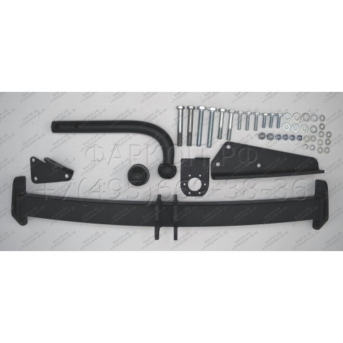 7351-A ORIS Фаркоп на Land Rover Freelander II 2007-2012 без выреза в бампере. Тип шара: A. Нагрузки: 1500/50 кг, масса фаркопа 15,5 кг (без электрики в комплекте)