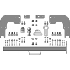 91202-FE MOTODOR Фаркоп с оцинкованным шаром на Mercedes Sprinter Classic без ступеньки 2013-2020, Mercedes Sprinter без ступеньки 1995-2006 без подрезки бампера. Тип шара: FE. Нагрузки 2000/100 кг, масса фаркопа 19,5 кг (без электрики в комплекте)