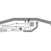 91708-A MOTODOR Фаркоп с оцинкованным шаром на Renault Megane III хетчбек 2008/12-2016, Renault Scenic 2 2003-2009, Renault Grand Scenic 2 2003-2009, Renault Scenic 3 2009/06-2016, Renault Grand Scenic 3 2009/06-2016. Вырез в бампере требуется для некотор