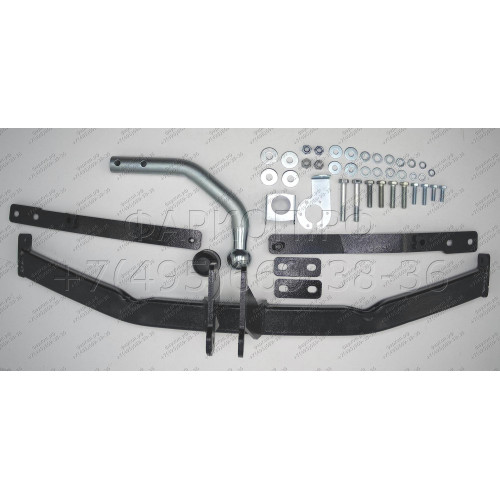 91708-A MOTODOR Фаркоп с оцинкованным шаром на Renault Megane III хетчбек 2008/12-2016, Renault Scenic 2 2003-2009, Renault Grand Scenic 2 2003-2009, Renault Scenic 3 2009/06-2016, Renault Grand Scenic 3 2009/06-2016. Вырез в бампере требуется для некотор