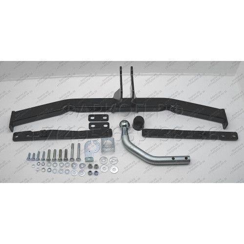 91708-A MOTODOR Фаркоп с оцинкованным шаром на Renault Megane III хетчбек 2008/12-2016, Renault Scenic 2 2003-2009, Renault Grand Scenic 2 2003-2009, Renault Scenic 3 2009/06-2016, Renault Grand Scenic 3 2009/06-2016. Вырез в бампере требуется для некотор