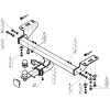 93117-E MOTODOR Фаркоп на Haval H3 2024- без снятия и выреза бампера. Тип шара: E (полностью оцинкованная вставка с шаром). Нагрузки 1200/50 кг, масса фаркопа 19,9 кг (без электрики в комплекте)