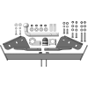 93119-A MOTODOR Фаркоп с оцинкованным шаром на Haval F7 2024-, Haval F7x 2025- без выреза в бампере. Тип шара: A. Нагрузки: 1500/75 кг, масса фаркопа 17,9 кг (без электрики в комплекте)