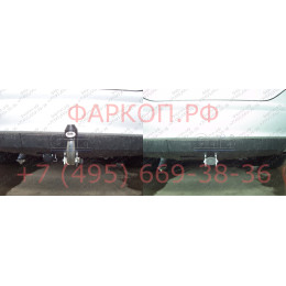 A039C GALIA Полностью оцинкованный фаркоп на Audi A6 седан/универсал 2004-2011, в т.ч. 4WD (Quattro), Audi A6 Allroad Quattro 2006-2012. Подрозетник убирается за бампер. Тип ша