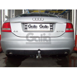 A039C GALIA Полностью оцинкованный фаркоп на Audi A6 седан/универсал 2004-2011, в т.ч. 4WD (Quattro), Audi A6 Allroad Quattro 2006-2012. Подрозетник убирается за бампер. Тип ша