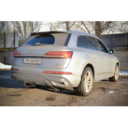 AUQ-15-991422.00 PT GROUP Фаркоп на Audi Q7 2015-, Audi Q8 2018-, Volkswagen Touareg 2018-. Необходима подрезка бампера. Тип шара: AV (вертикально-съемный с ключом). Нагрузки: 3500/1