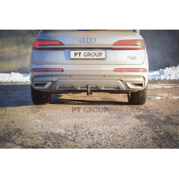 AUQ-15-991422.00 PT GROUP Фаркоп на Audi Q7 2015-, Audi Q8 2018-, Volkswagen Touareg 2018-. Необходима подрезка бампера. Тип шара: AV (вертикально-съемный с ключом). Нагрузки: 3500/1