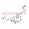 C-010 STEINHOF Фаркоп на Citroen C3 2010-2016 без снятия и подрезки бампера. Тип шара: A. Нагрузки: 1250/60 кг, масса фаркопа 12,9 кг (без электрики в комплекте)
