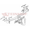 C-013 STEINHOF Фаркоп на Citroen C3 Picasso 2009-2017. Требуется подрезка бампера. Тип шара: AV (вертикальное быстросъемное крепление шара на ключе). Нагрузки: 1200/65 кг, масса фаркопа 18,3 кг (без электрики в комплекте)