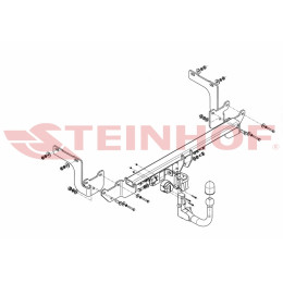 C-050 STEINHOF Фаркоп на Citroen C4 Spacetourer 2018-, Citroen Grand C4 Spacetourer 2018-, Citroen C4 Picasso 2013-2018, Citroen Grand C4 Picasso 2013-2018. Требуется подрезка бампера. Тип шара: AV (вертикал