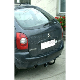 C-129 STEINHOF Фаркоп на Citroen Xsara Picasso хетчбек 5 дверей 09/1999-03/2004, 04/2004-2011 без снятия и подрезки бампера. Тип шара: A. Нагрузки: 1300/80 кг, масса фаркопа 15 к