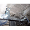 C007A GALIA Полностью оцинкованный фаркоп на Citroen Evasion 1994-2001, Jumpy 1994-2006, FIAT Scudo 1996-2006, Ulysse 1996-2002, Peugeot 806 1996-2002, Expert 1996-2002. Тип шара: A. Невидимый вырез бампера. Нагрузки: 1500/80 кг, масса фаркопа 14,22 кг