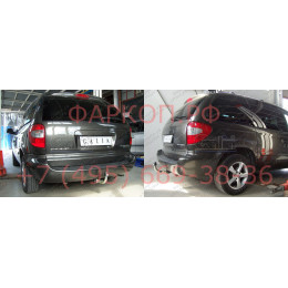 C023A GALIA Полностью оцинкованный фаркоп на Chrysler Grand Voyager IV 2001-2007, Dodge Caravan IV 2001-2007 2WD, 4WD - только 5-местную модель (не подходит на Stow n Go). Подрозетник 