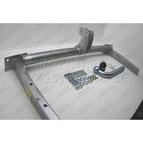 C029A GALIA Полностью оцинкованный фаркоп на Chrysler Grand Voyager III 1995-2001, TownCountry III 1995-2001, Dodge Caravan III 1995-2001. Тип шара: A. Без выреза бампера. Нагрузки: 1800/80 кг, масса фаркопа 24,5 кг