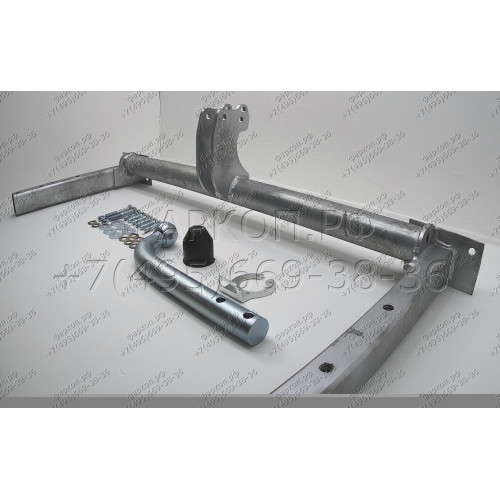 C029A GALIA Полностью оцинкованный фаркоп на Chrysler Grand Voyager III 1995-2001, TownCountry III 1995-2001, Dodge Caravan III 1995-2001. Тип шара: A. Без выреза бампера. Нагрузки: 1800/80 кг, масса фаркопа 24,5 кг